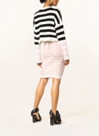 BALMAIN Knit skirt, Color: LIGHT PINK/ WHITE (Image 1)