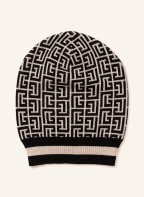 BALMAIN Hat made of merino wool , Color: BLACK/ BEIGE (Image 1)