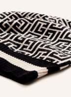 BALMAIN Hat made of merino wool , Color: BLACK/ BEIGE (Image 1)