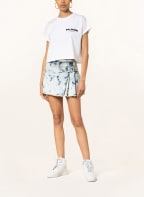 BALMAIN T-Shirt mit Schmucksteinen, Farbe: WEISS (Bild 1)