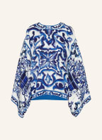 DOLCE & GABBANA Blusenshirt aus Seide, Farbe: WEISS/ BLAU/ DUNKELBLAU (Bild 1)