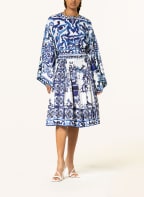 DOLCE & GABBANA Blusenshirt aus Seide, Farbe: WEISS/ BLAU/ DUNKELBLAU (Bild 1)