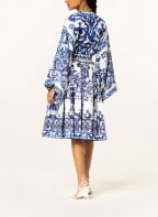 DOLCE & GABBANA Blusenshirt aus Seide, Farbe: WEISS/ BLAU/ DUNKELBLAU (Bild 1)