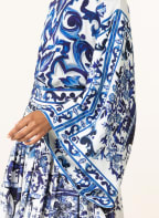 DOLCE & GABBANA Blusenshirt aus Seide, Farbe: WEISS/ BLAU/ DUNKELBLAU (Bild 1)