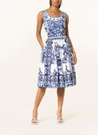 DOLCE & GABBANA Seidentop, Farbe: WEISS/ BLAU/ DUNKELBLAU (Bild 1)