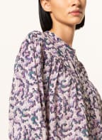 ISABEL MARANT ÉTOILE Blusenshirt SALIKA , Farbe: ECRU/ DUNKELLILA/ GRÜN (Bild 1)