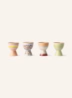 HK living Set of 4 egg cups, Color: LIGHT ORANGE/ LIGHT PURPLE/ LIGHT GREEN (Image 1)
