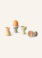HK living Set of 4 egg cups, Color: LIGHT ORANGE/ LIGHT PURPLE/ LIGHT GREEN (Image 1)