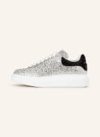 Alexander McQUEEN Sneakers with decorative gems, Color: SILVER/ BLACK (Image 1)