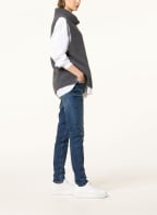 MOS MOSH Skinny Jeans BRADFORD mit Glitzergarn und Schmucksteinen, Farbe: 401 BLUE (Bild 1)