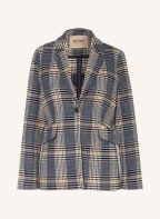 MOS MOSH Blazer ARZO , Farbe: BLAU/ ECRU/ DUNKELBRAUN (Bild 1)