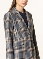 MOS MOSH Blazer ARZO , Farbe: BLAU/ ECRU/ DUNKELBRAUN (Bild 1)