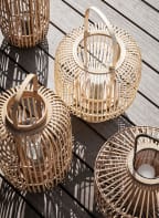 BROSTE COPENHAGEN Laterne GORAN, Farbe: BEIGE (Bild 1)