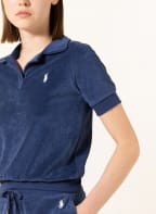 POLO RALPH LAUREN Frottee-Poloshirt , Farbe: DUNKELBLAU (Bild 1)