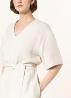 ayen Linen jumpsuit, Color: CREAM (Image 1)