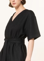 ayen Linen jumpsuit, Color: BLACK (Image 1)