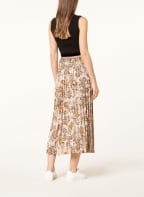 summum woman Pleated skirt, Color: CREAM/ ORANGE/ BLACK (Image 1)