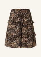 summum woman Skirt, Color: BLACK/ LIGHT BROWN/ COGNAC (Image 1)