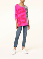 Grace Pullover, Farbe: GRAU/ NEONPINK/ SCHWARZ (Bild 1)