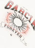 GARCIA Hoodie , Farbe: WEISS/ SCHWARZ/ ROT (Bild 1)
