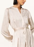 NEO NOIR Hemdblusenkleid CILIAN aus Satin, Farbe: BEIGE/ CREME (Bild 1)