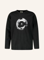 GARCIA Longsleeve , Farbe: SCHWARZ/ WEISS (Bild 1)