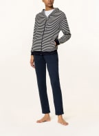 CALIDA Lounge-Hoodie FAVOURITES LOUNGE, Farbe: DUNKELBLAU/ WEISS (Bild 1)