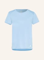 SALOMON T-Shirt OUTLINE SUMMER mit Mesh, Farbe: HELLBLAU (Bild 1)