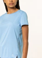 SALOMON T-Shirt OUTLINE SUMMER mit Mesh, Farbe: HELLBLAU (Bild 1)