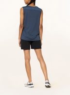 SALOMON Tanktop OUTLINE SUMMER mit Mesh, Farbe: BLAU (Bild 1)