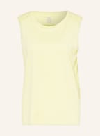 SALOMON Tanktop OUTLINE SUMMER mit Mesh, Farbe: HELLGELB (Bild 1)