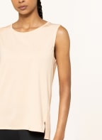SALOMON Tanktop OUTLINE SUMMER mit Mesh, Farbe: HELLORANGE (Bild 1)