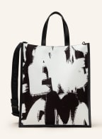 Alexander McQUEEN Shopper, Farbe: WEISS/ SCHWARZ (Bild 1)