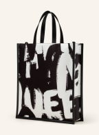 Alexander McQUEEN Shopper, Farbe: WEISS/ SCHWARZ (Bild 1)