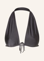espadrij l'originale Triangel-Bikini-Top CLAIR, Farbe: DUNKELGRAU (Bild 1)