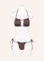 espadrij l'originale Triangel-Bikini-Hose CHLOE, Farbe: BRAUN (Bild 1)