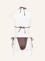 espadrij l'originale Bandeau-Bikini-Top CHLOE, Farbe: BRAUN (Bild 1)