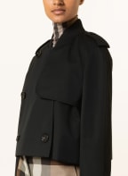 BURBERRY Cropped-Trenchcoat FENHURST, Farbe: SCHWARZ (Bild 1)