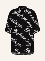 BALENCIAGA Kurzarm-Hemd Comfort Fit, Farbe: SCHWARZ/ WEISS (Bild 1)