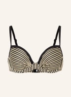 MARYAN MEHLHORN Bügel-Bikini-Top PIRATES mit Glitzergarn , Farbe: SCHWARZ/ CREME/ ECRU (Bild 1)