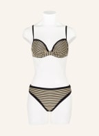 MARYAN MEHLHORN Bügel-Bikini-Top PIRATES mit Glitzergarn , Farbe: SCHWARZ/ CREME/ ECRU (Bild 1)