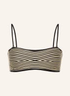 MARYAN MEHLHORN Bustier-Bikini-Top PIRATES mit Glitzergarn , Farbe: SCHWARZ/ CREME/ ECRU (Bild 1)