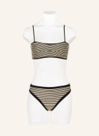 MARYAN MEHLHORN Bustier-Bikini-Top PIRATES mit Glitzergarn , Farbe: SCHWARZ/ CREME/ ECRU (Bild 1)
