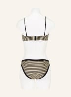 MARYAN MEHLHORN Bustier-Bikini-Top PIRATES mit Glitzergarn , Farbe: SCHWARZ/ CREME/ ECRU (Bild 1)