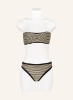 MARYAN MEHLHORN Bustier-Bikini-Top PIRATES mit Glitzergarn , Farbe: SCHWARZ/ CREME/ ECRU (Bild 1)