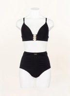 MARYAN MEHLHORN High-Waist-Bikini-Hose HEROINES, Farbe: SCHWARZ (Bild 1)