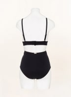 MARYAN MEHLHORN High-Waist-Bikini-Hose HEROINES, Farbe: SCHWARZ (Bild 1)