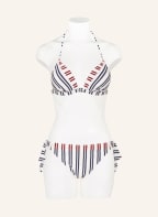 MARYAN MEHLHORN Góra od bikini trójkątnego BREEZE, Kolor: KREMOWY/ GRANATOWY/ CIEMNOCZERWONY (Obrazek 1)