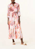 MARYAN MEHLHORN Hemdblusenkleid EUPHORIA mit 3/4-Arm, Farbe: HELLROT/ ROSA/ HELLGRÜN (Bild 1)