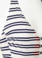 MARYAN MEHLHORN Neckholder-Badeanzug BREEZE, Farbe: CREME/ DUNKELBLAU/ DUNKELROT (Bild 1)